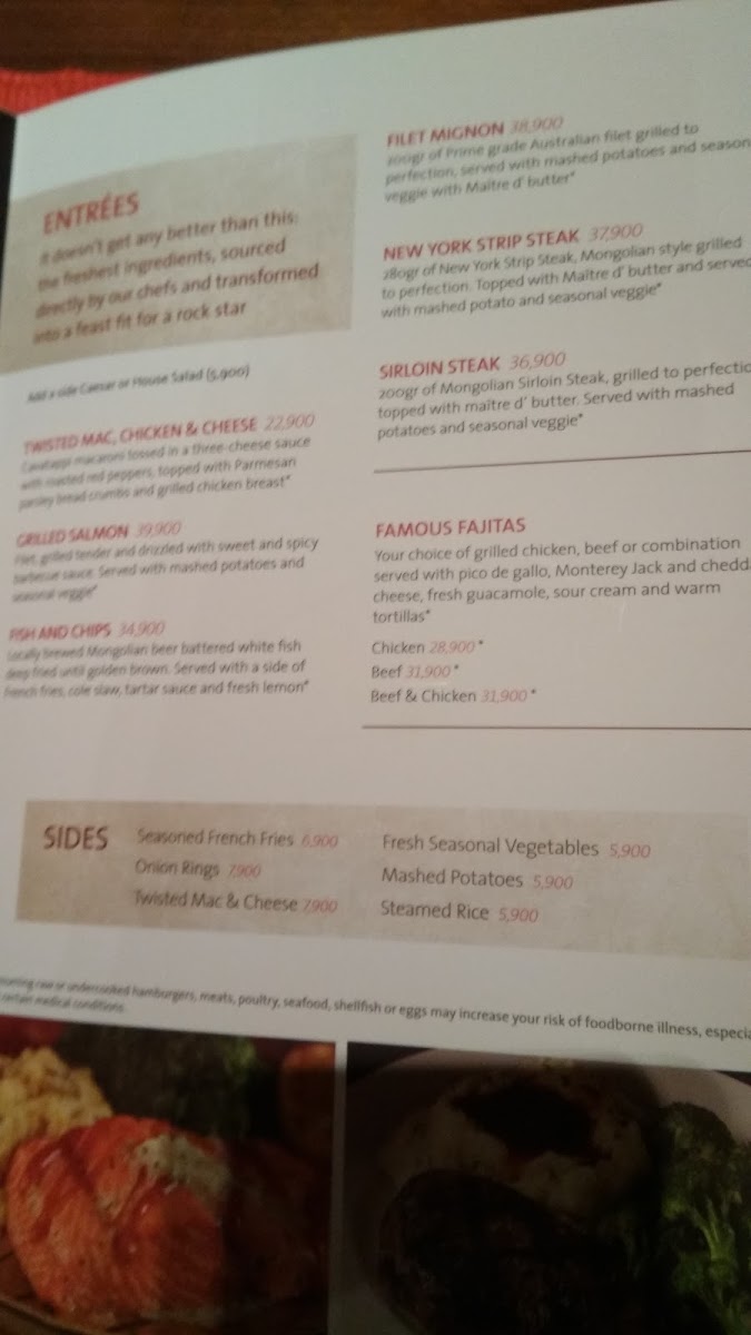 Menu Hard Rock Cafe Ulaanbaatar-3